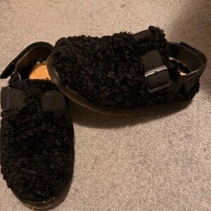 **SOLD** Dr. Martens Jorge II Faux fur Clog Mules